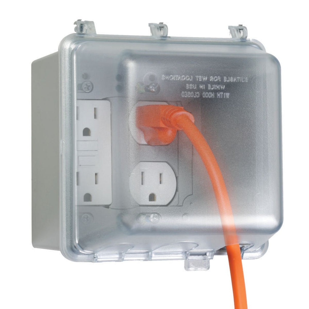 2 GNG DBL DPLX/GFCI JUMBO CLEAR EN/FR