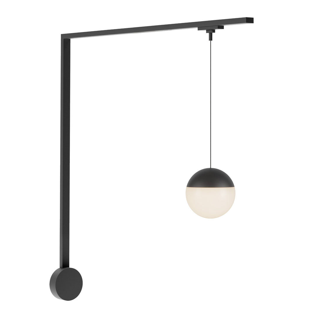 Monae 7-in Black dimmable LED Trilo Wall Kit