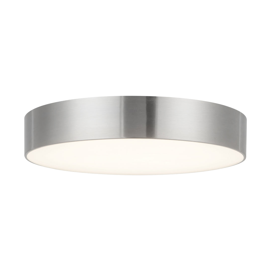 Musa 8-in Silver dimmable LED Flush Mount