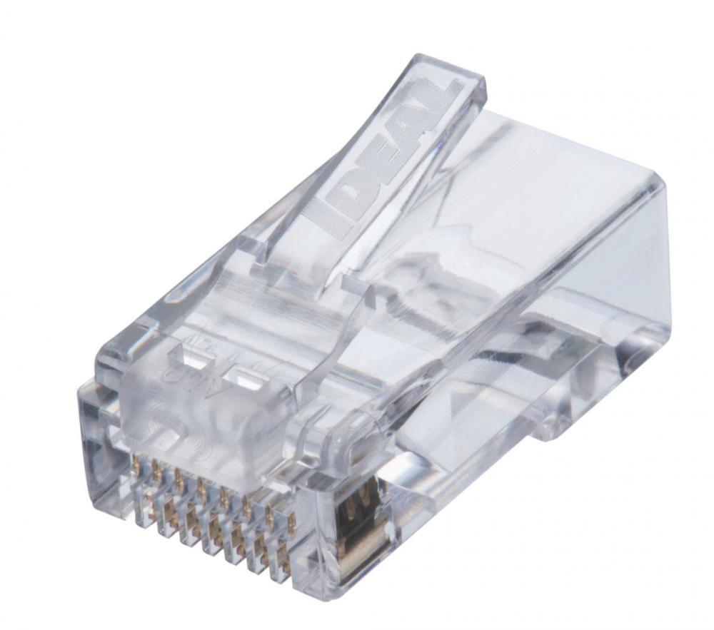 CAT6 SINGLE PC MOD PLUG 25 PK
