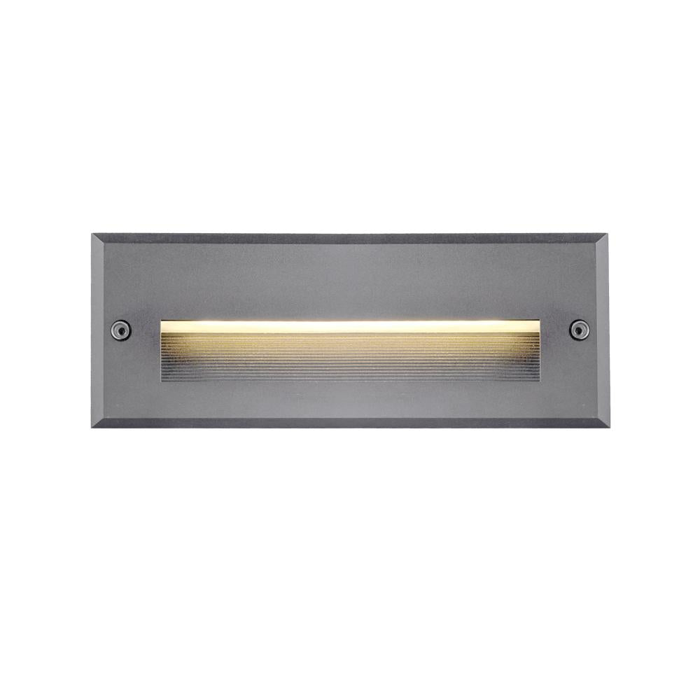 Newport 10-in Gray LED Exterior Wall/Step Lights