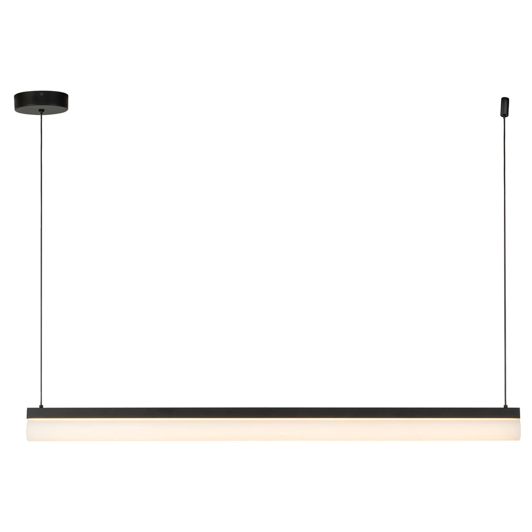 Nio 45-in Black dimmable LED Linear Pendant