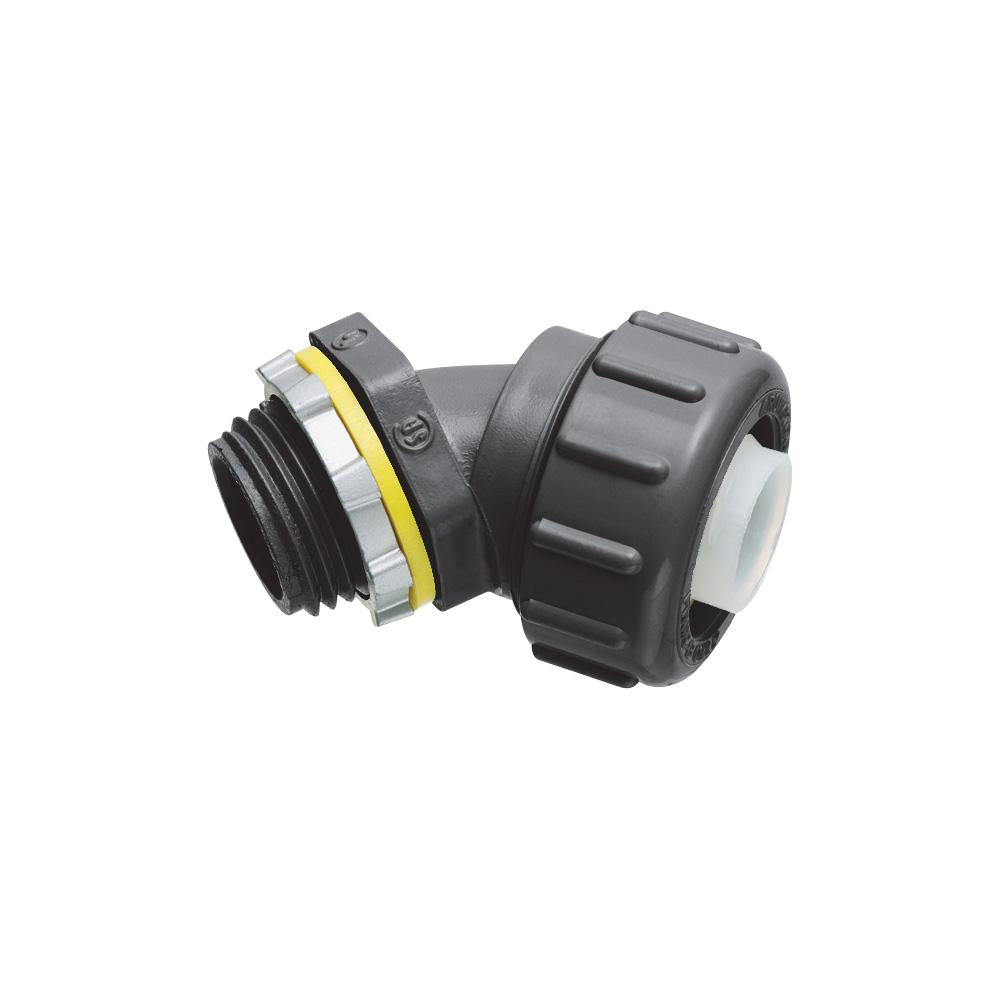 3/8" PVC LT 45 DEG BLA