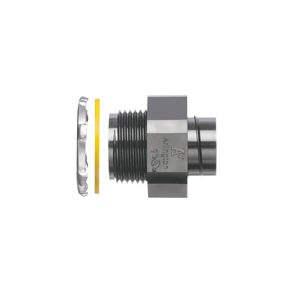 1" BLACK SCREW-ON STRA