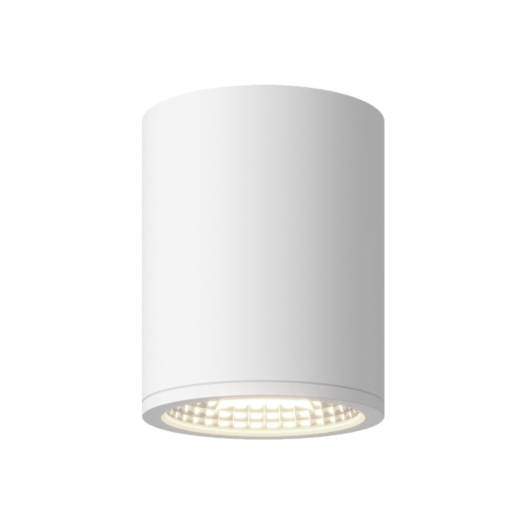 Nordic 6-in (5-in Dia.) White LED Exterior Ceiling