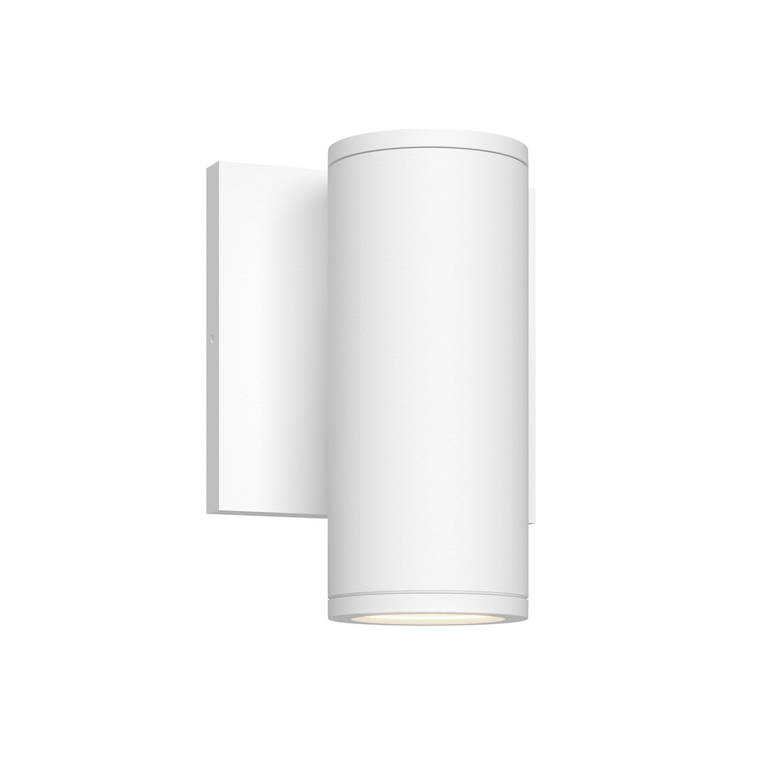 Nordic 6-in (2-in Dia.) White LED Exterior Wall