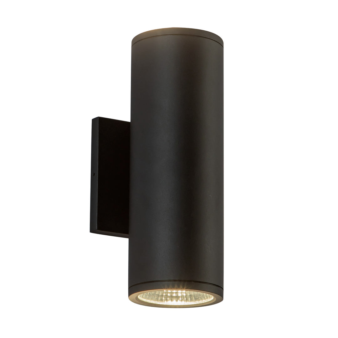 Nordic 10-in (3-in Dia.) Black LED Exterior Wall