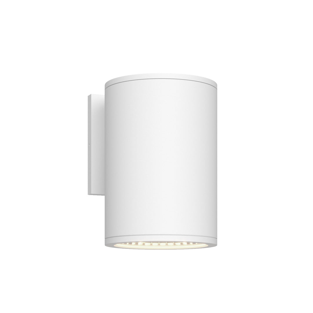 Nordic 7-in (5-in Dia.) White LED Exterior Wall