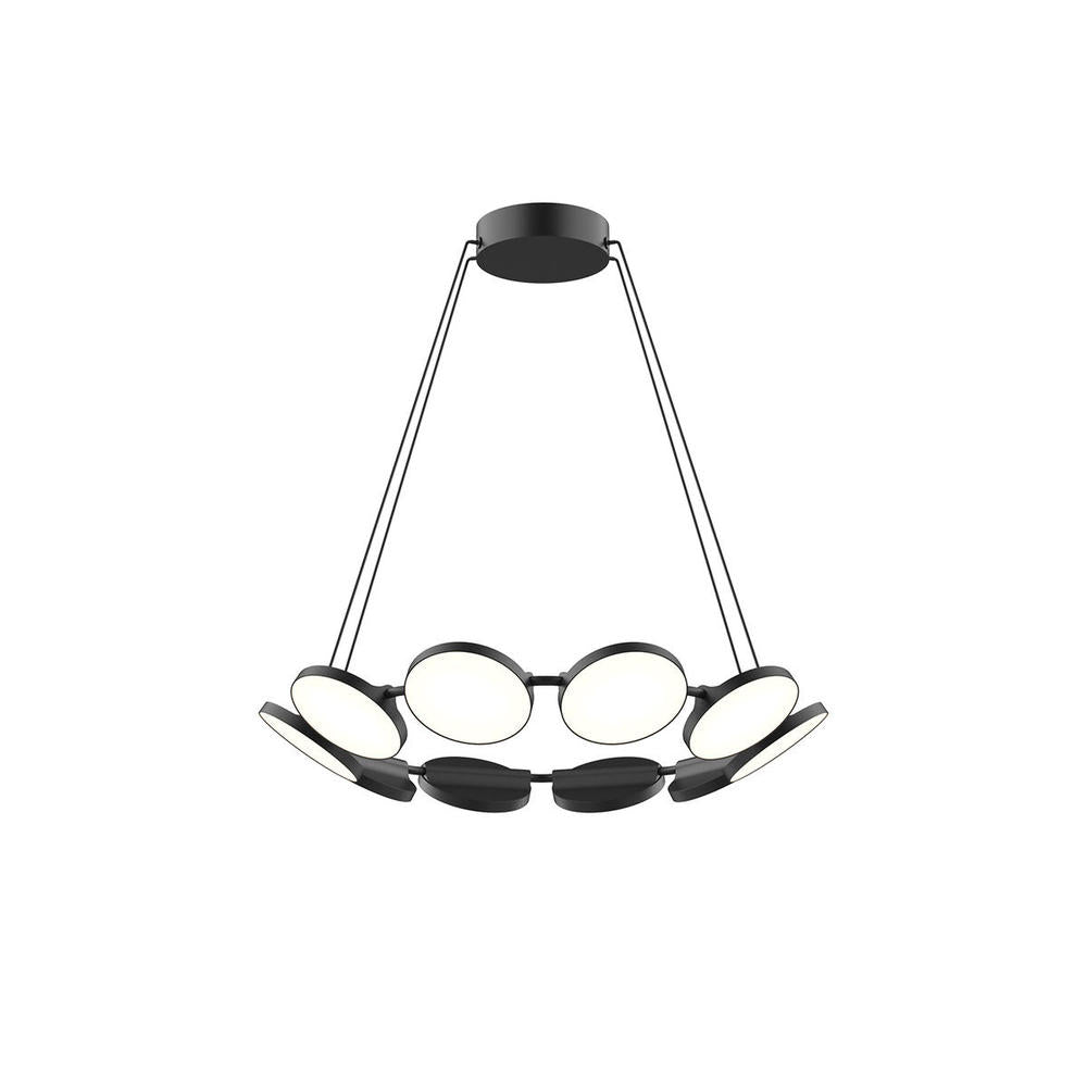 Novel 25-in Black LED Chandeliers