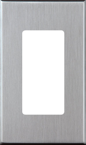 ARCH WALLPLATE 1 GANG - ACC STN CHRM