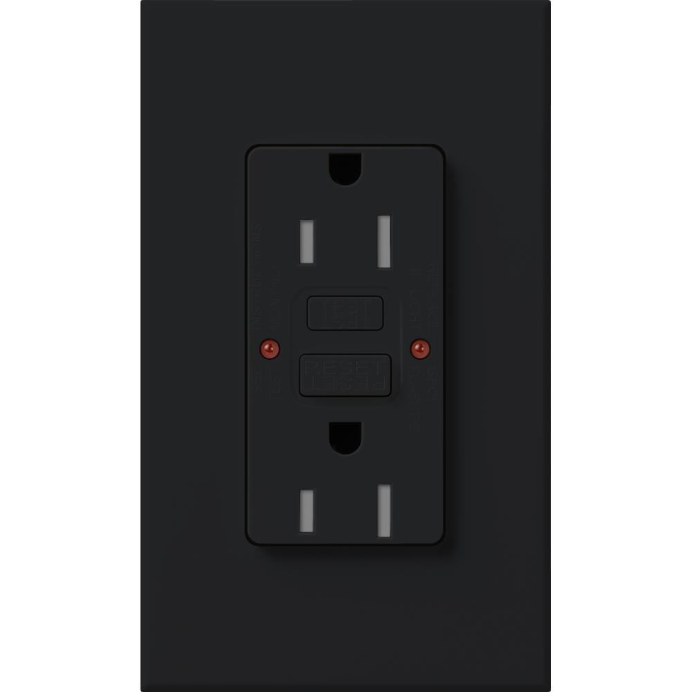 NT 15A GFCI SELF TESTING BLACK