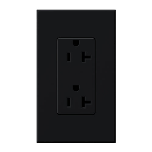 NOVA T RECEPTACLE 20AMP BLACK