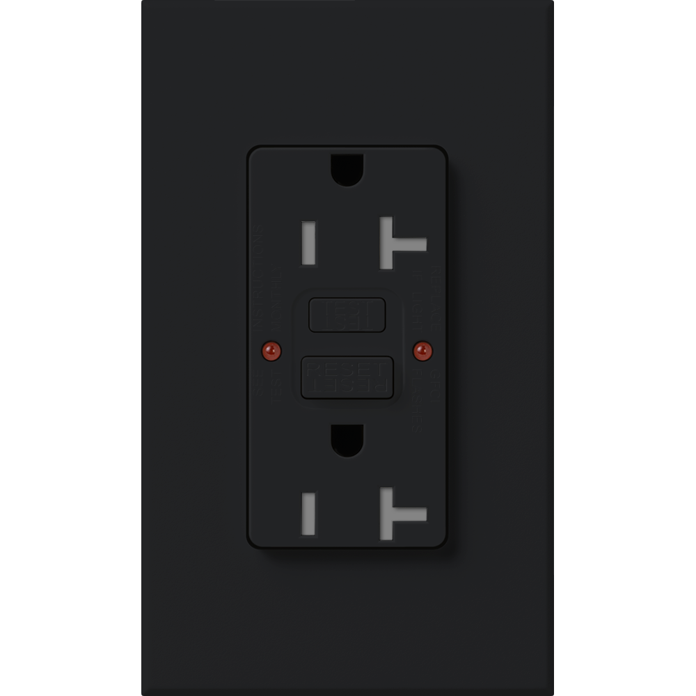 NT 20A GFCI SELF TESTING BLACK