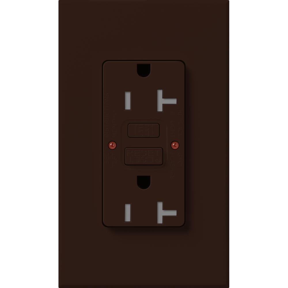 NT 20A GFCI SELF TESTING BROWN