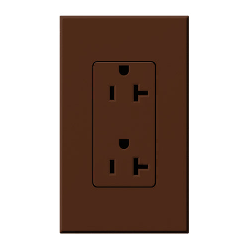 NOVA T RECEPTACLE 20 AMP SIENNA