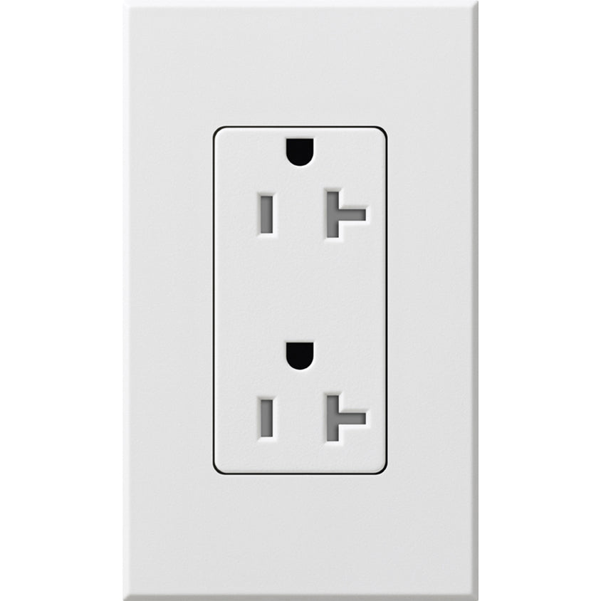 NOVA T RECEPTACLE 20AMP WH