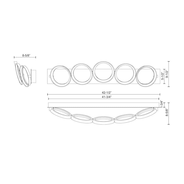 LED VANITY OROS - L ANTIQUE SILVER
