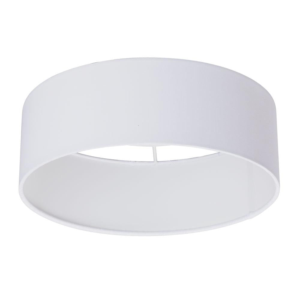 13" DIA X 4.5" H OFF-WHITE LINEN SHADE