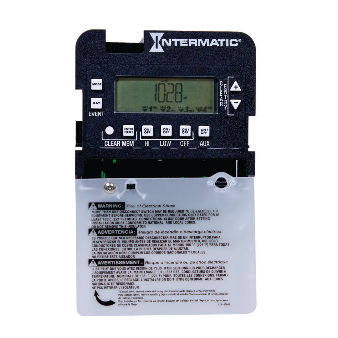 Electronic Pump Motor Controller with Seasonal Adjustment, 4-Circuit, Mechanism Only