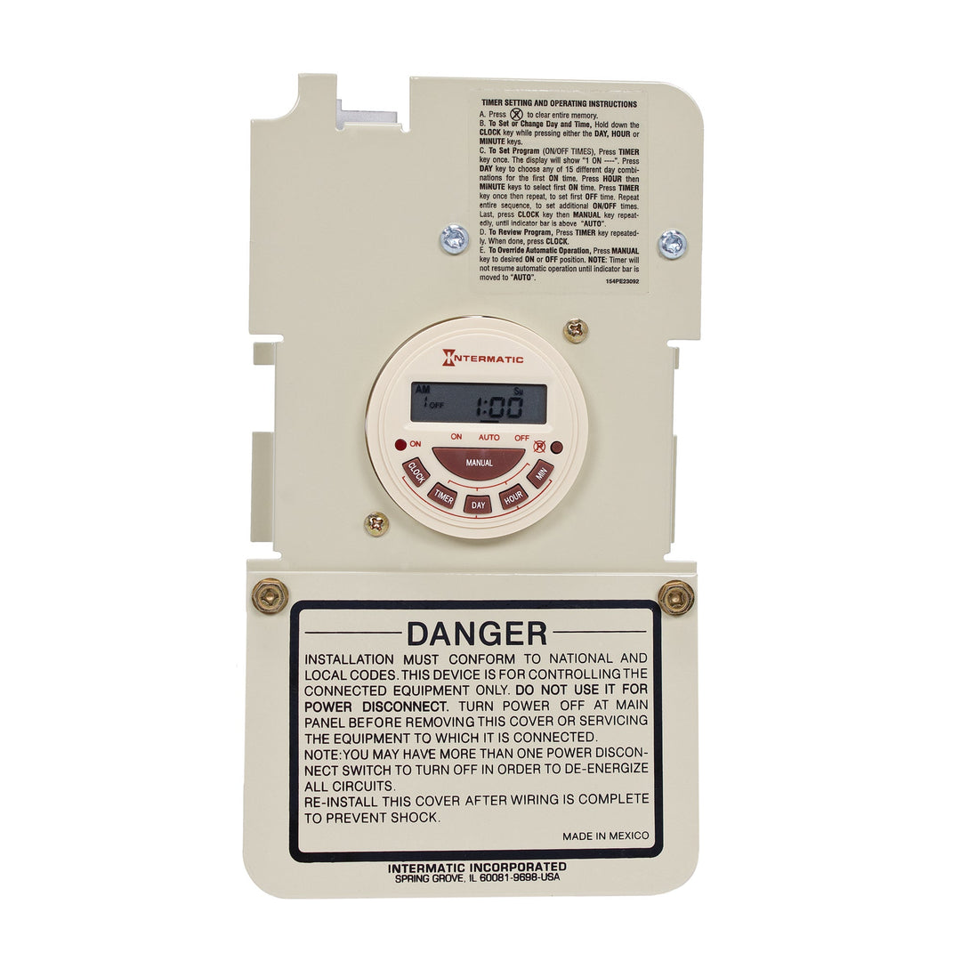 7-Day Electronic Time Switch Mechanism - Mechanism Only
