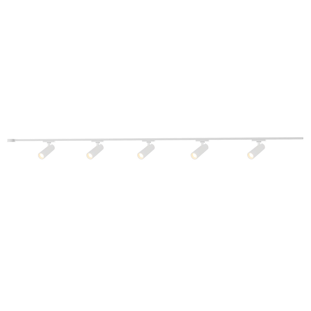 Paolo 81-in White dimmable LED Trilo Ceiling Kit