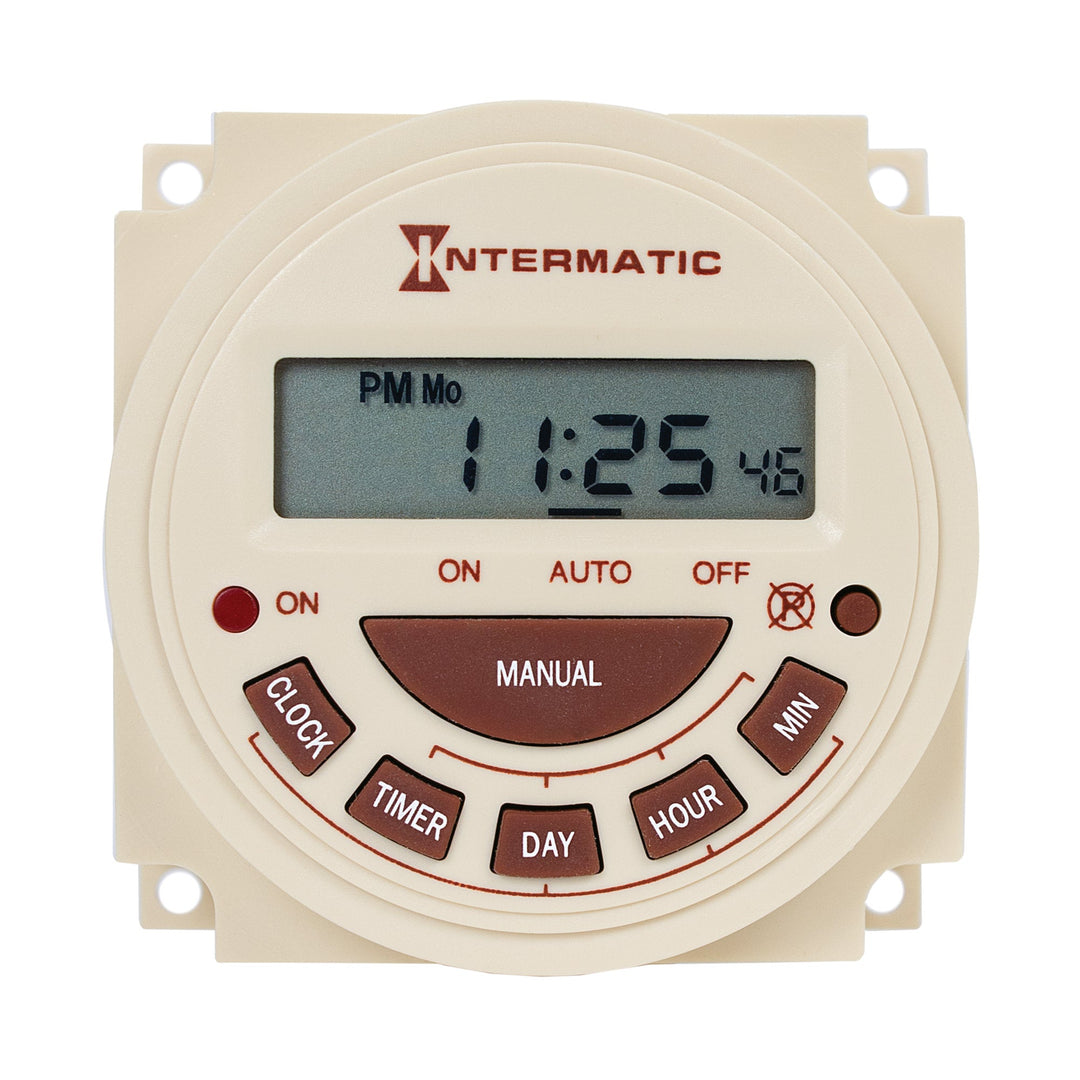24-Hour 120V Electronic Panel Mount Timer