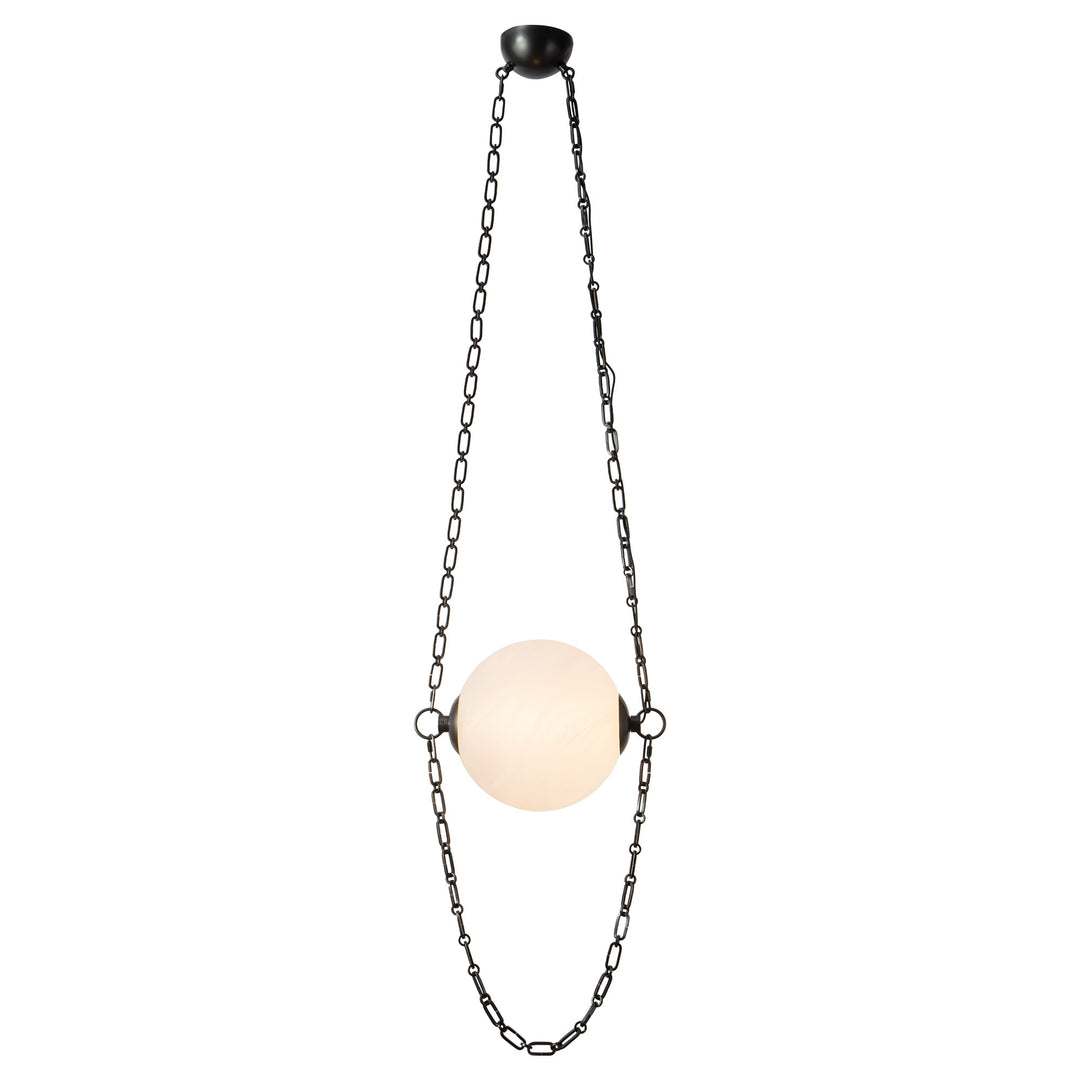 Petra  10-in Black dimmable LED Pendant