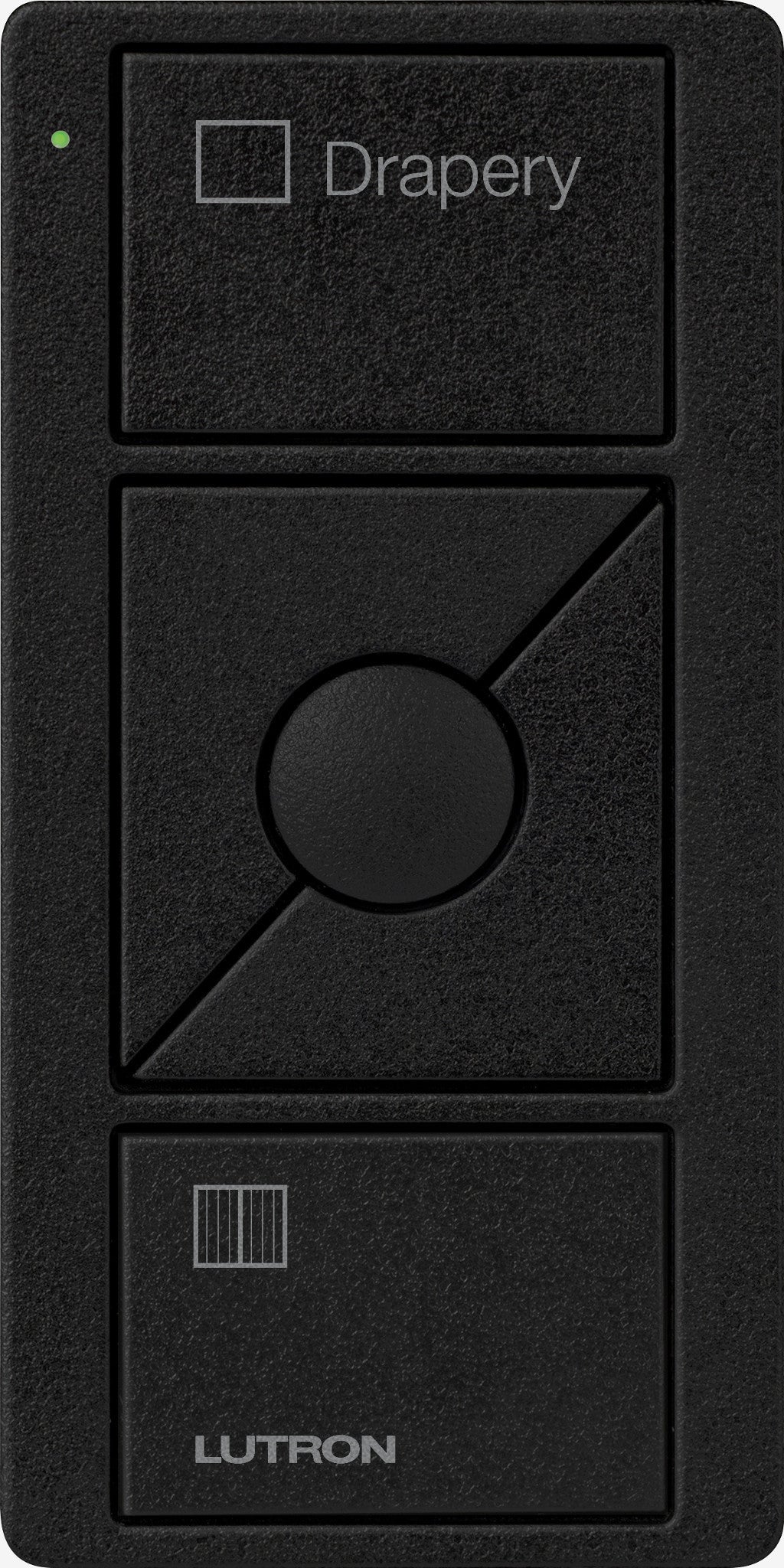 PICO 3BRL SHADE DRAPE BLACK SATIN