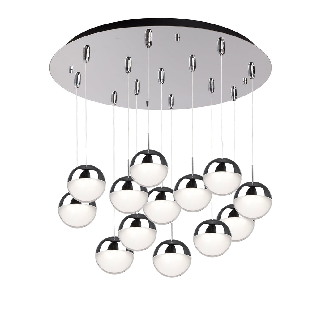Pluto 24-in Chrome 13-Light Multi Pendant