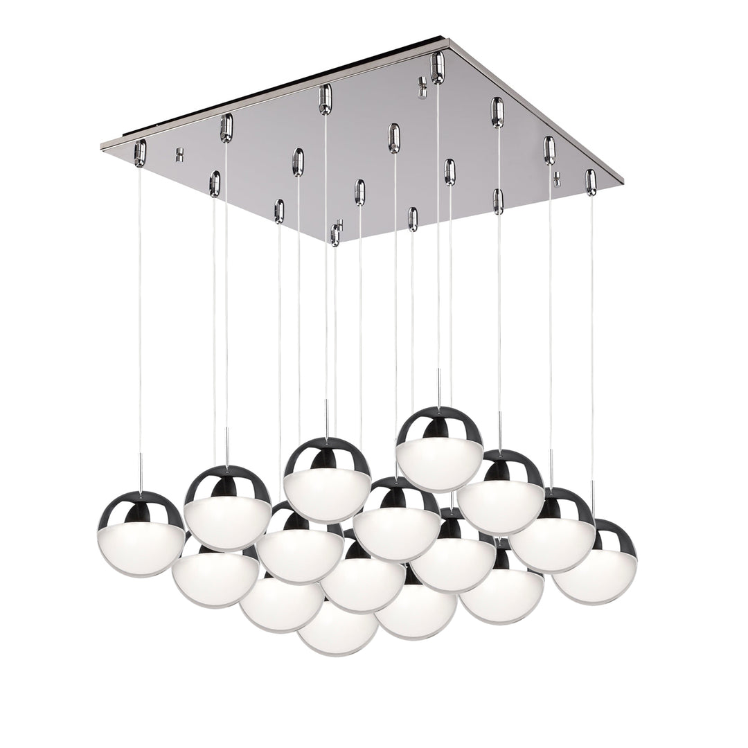 Pluto 20-in Chrome 16-Light Multi Pendant