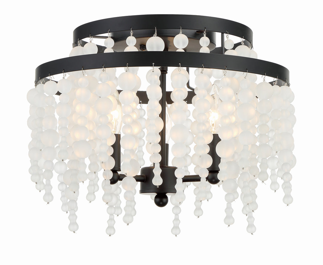 Poppy 15'' Semi Flush Mount