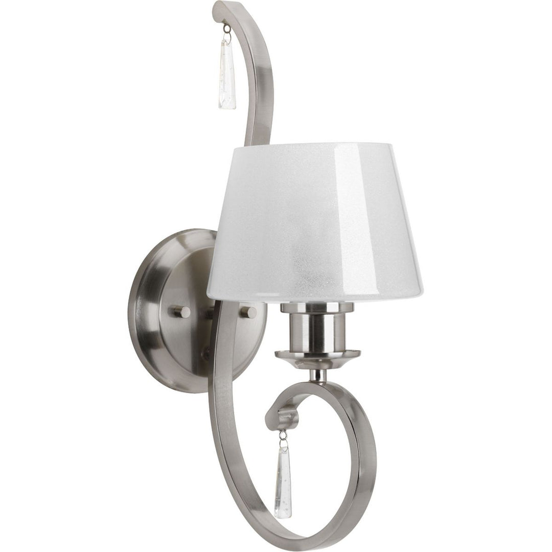 Dazzle 1-100W MED WALL SCONCE BN