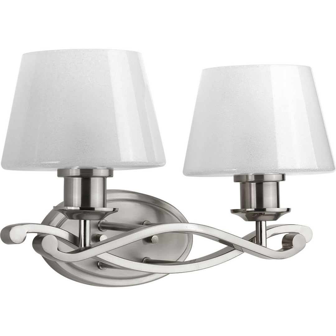 2-100W MED BATH  BRACKET Gray