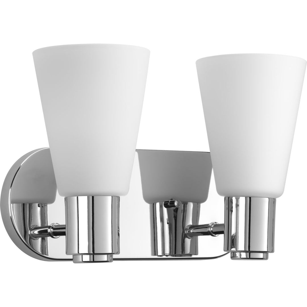 Logic 2-100W MED BATH BRACKET PC