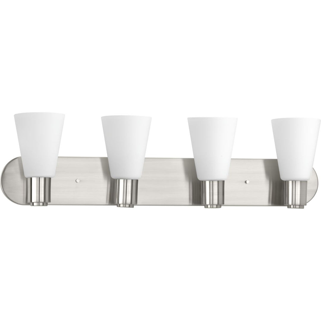 Logic 4-100W MED BATH BRACKET Gray