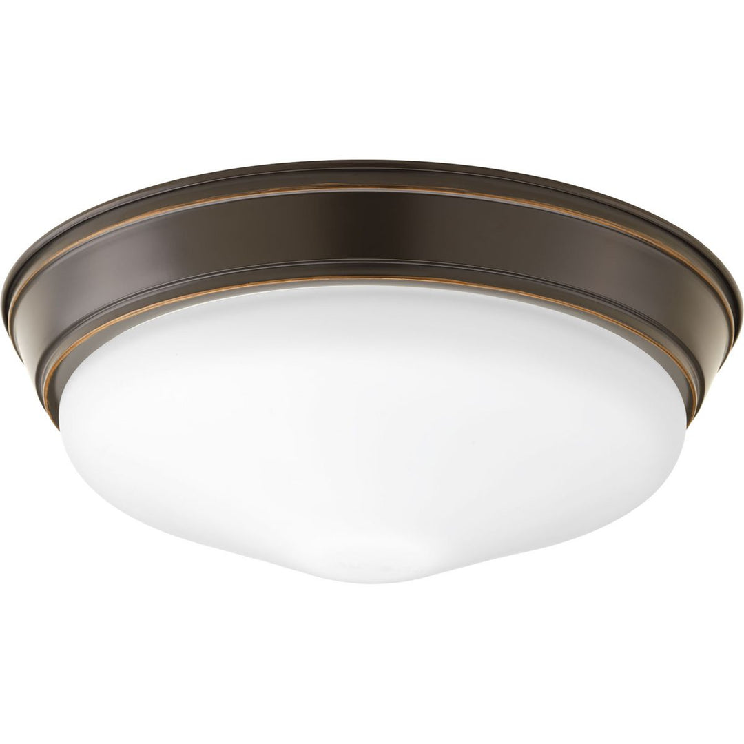 13-1/4in One-Light LED Flush Mount BZ