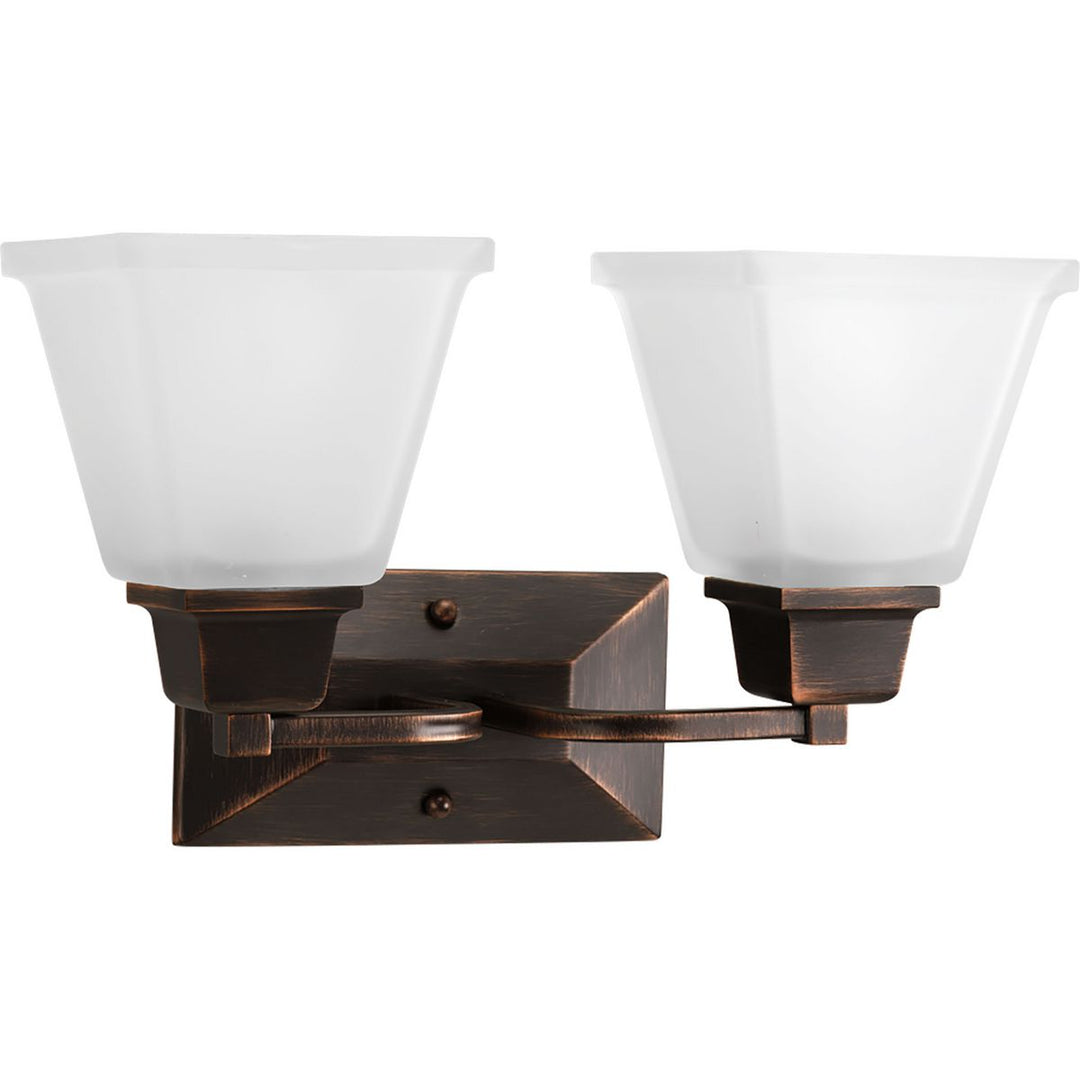 2-100W MED BATH Venetian Bronze