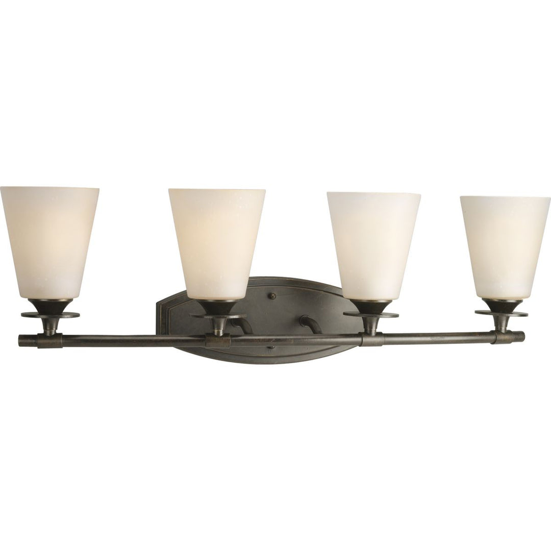 4-100W MED BATH BRKT Forged Bronze