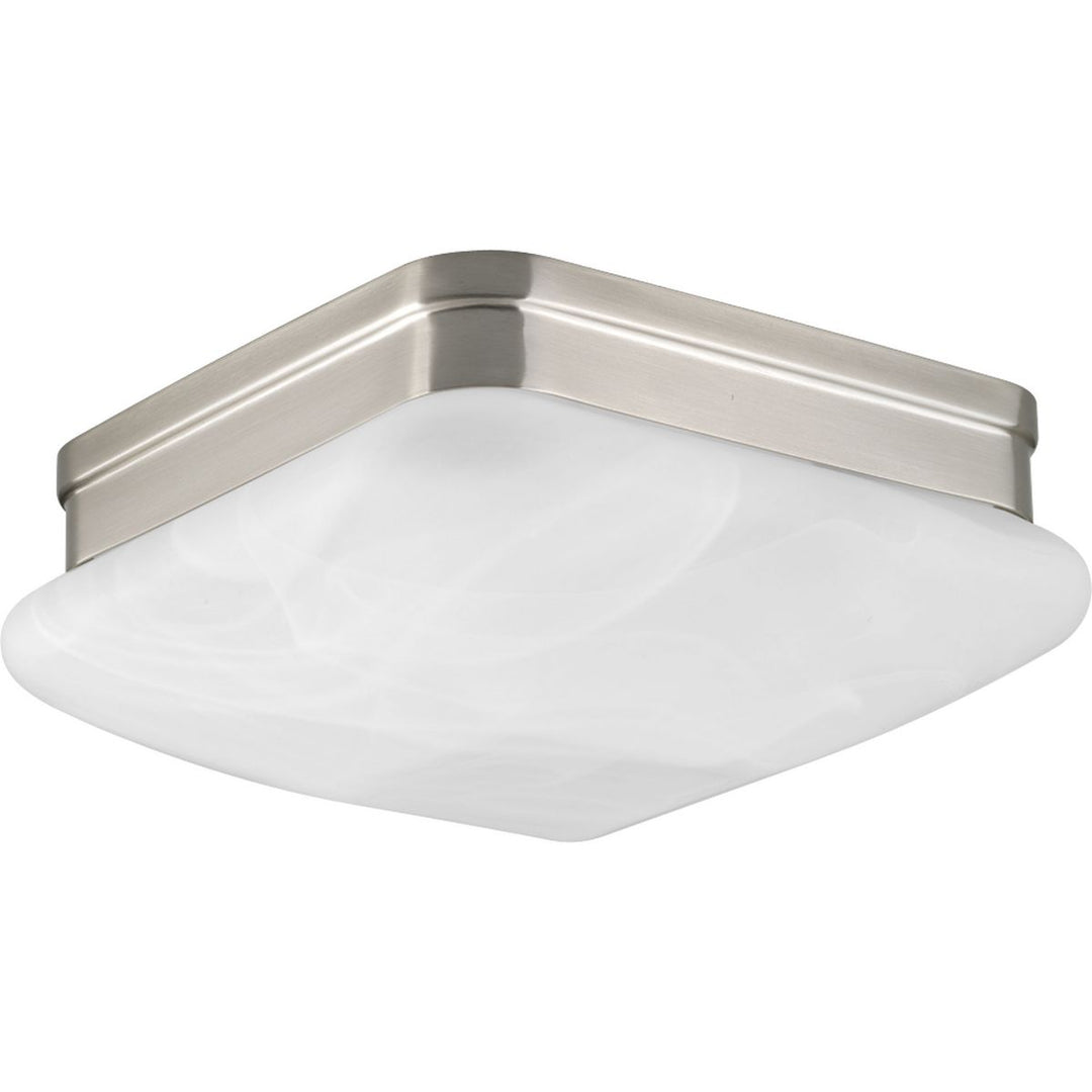 Appeal 9in 2-Light Flush Mount Alb Gl BN