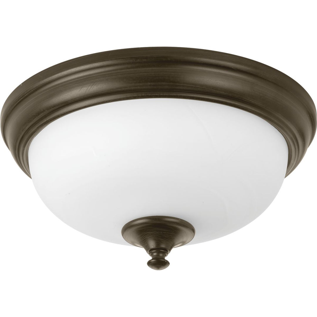 11in LED 1-Light FM with Alabaster Gls