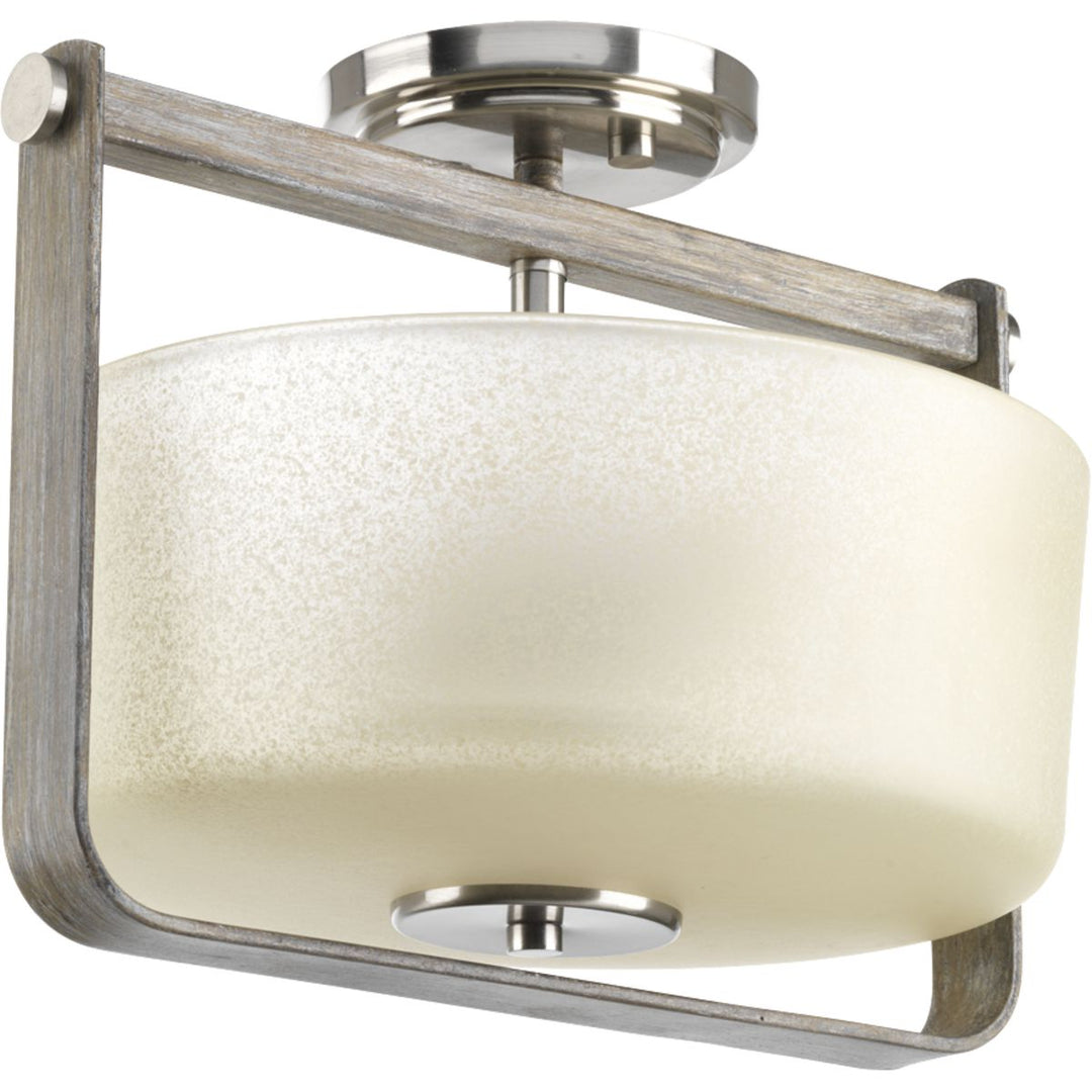 Aspen Creek 2-100W MED SEMI-FLUSH CN BN