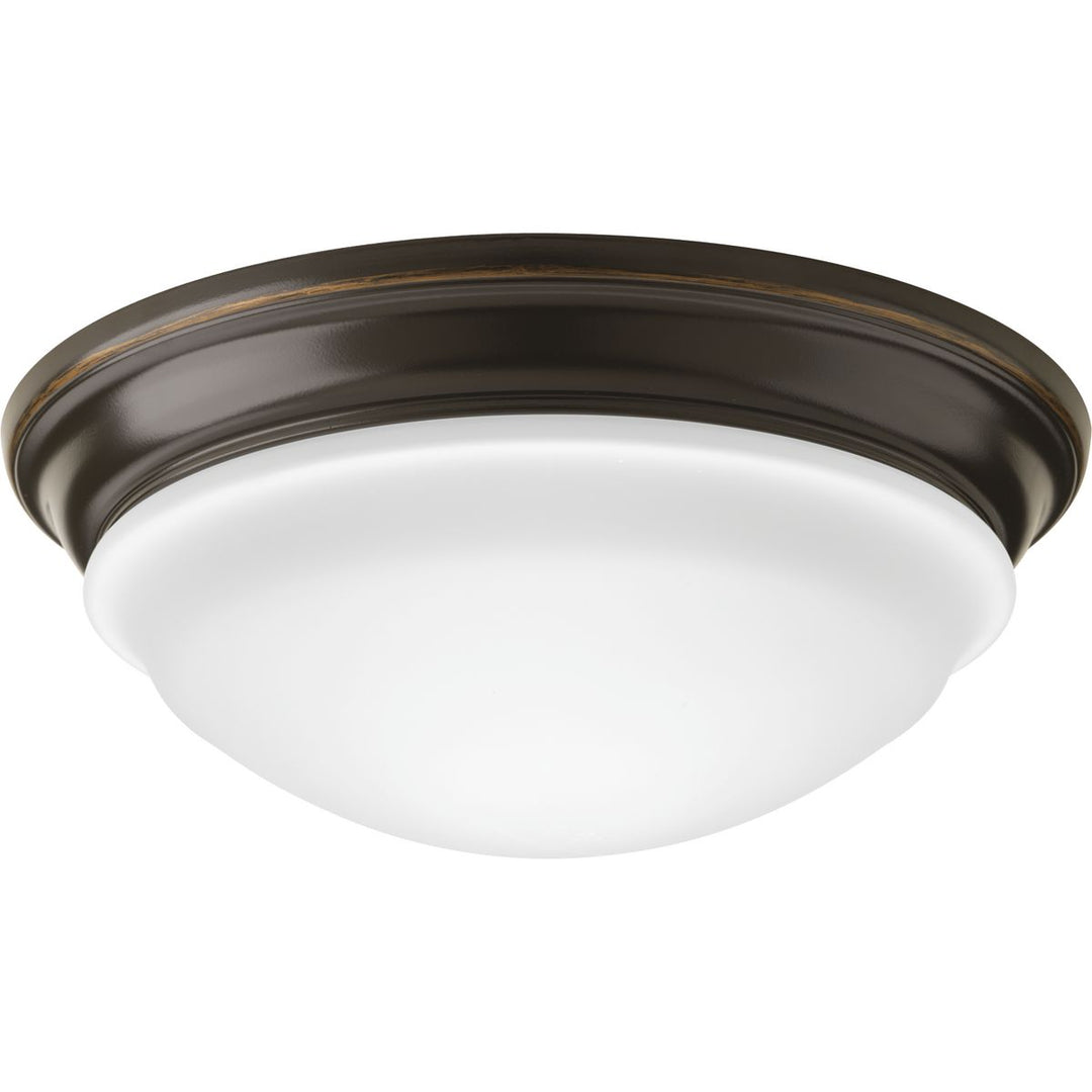 13in 1-Light LED Flush Mount AB