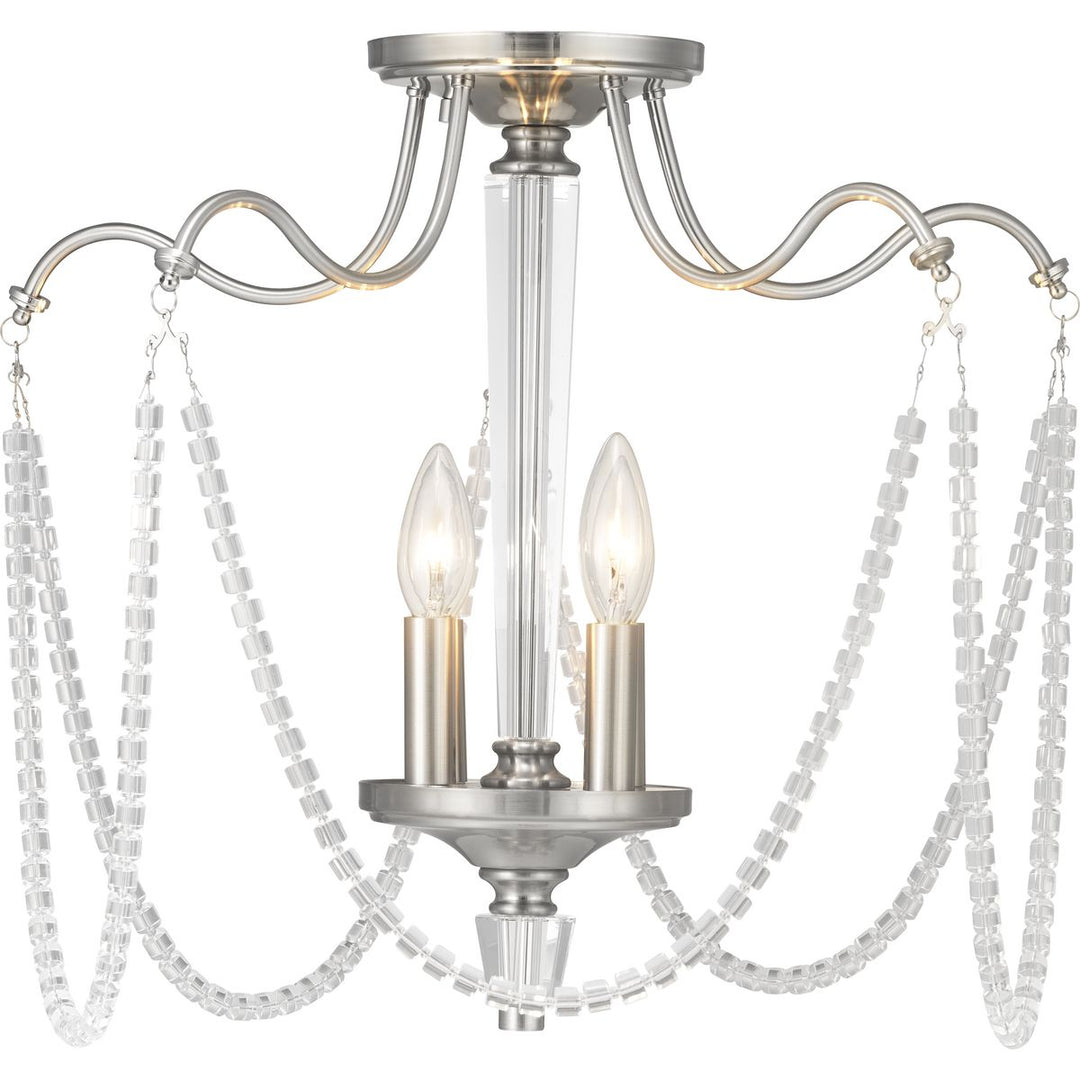 P350118-009 4-60W CAND SEMI-FLUSH CONV