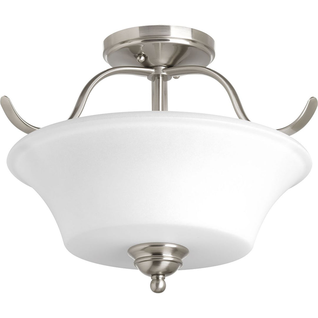 Applause 2-100W MED SEMI-FLUSH CN BN