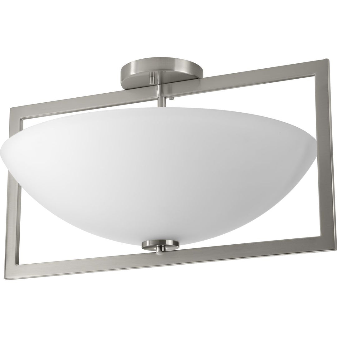Harmony 3-100W MED SEMI-FLUSH CON Gray
