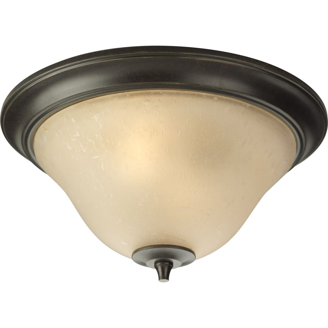 2-75W MED FLSH MT CLS TO CLG BROWN