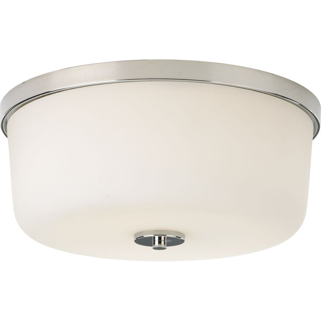 2-75W MED CLOSE-TO-CEILING GRAY