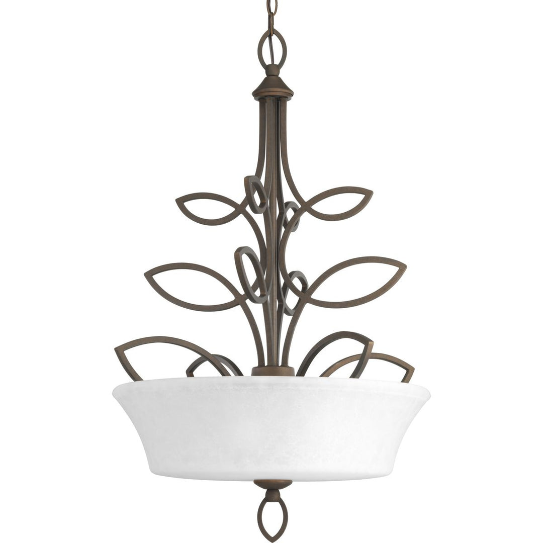 3-100W MED INV PENDANT Roasted Java