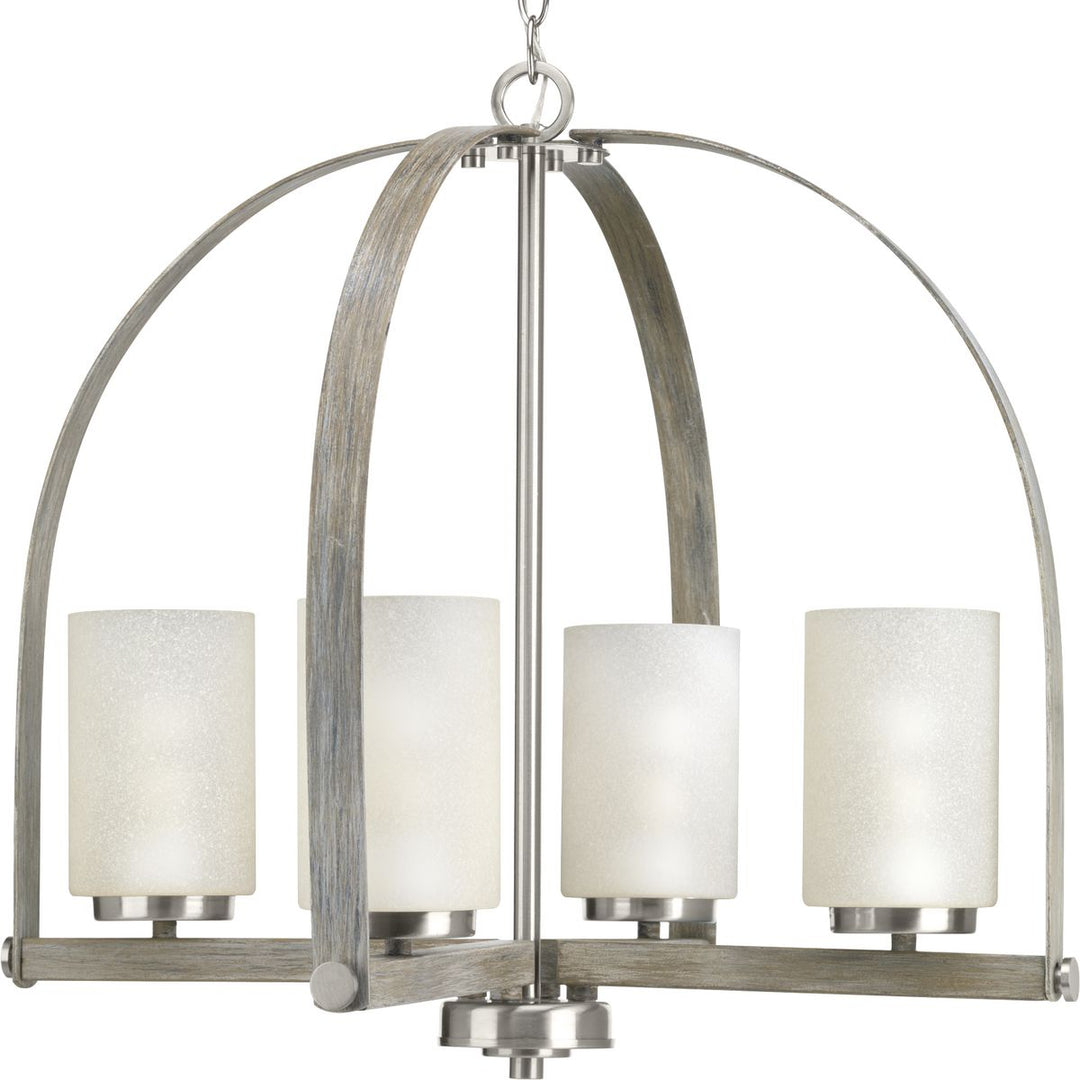 Aspen Creek 4-100W MED CHANDELIER Gray
