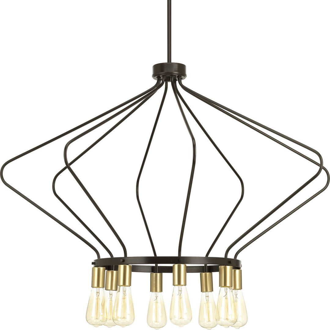 P400106-020 8-60W MED CHANDELIER